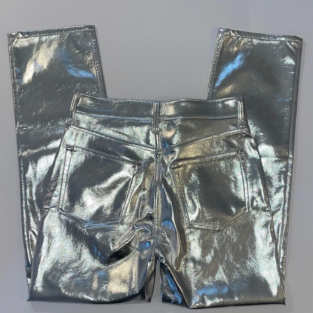 NWT gap metallic straight leg jeans | 6